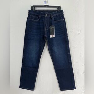 nyc The Perfect Jean Men's Slim Thick Fit Mariner Dark Blue Denim
Size 32X32